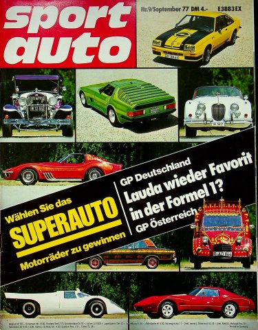 Sport Auto 09/1977 Sport Auto 09/1977